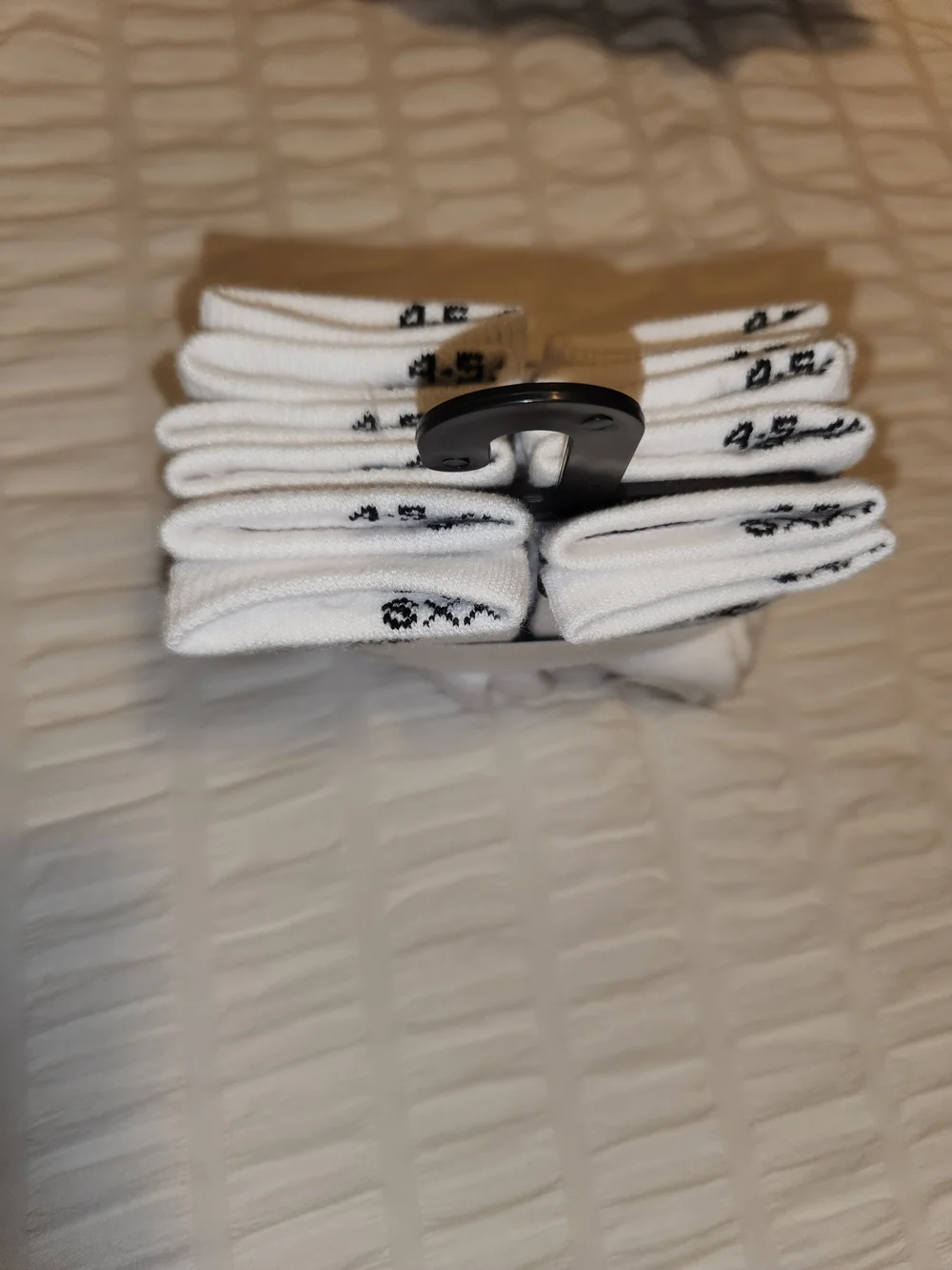 Nike Kids Cushioned Crew Socks White Black 6 Pack YTH 7C-10C New